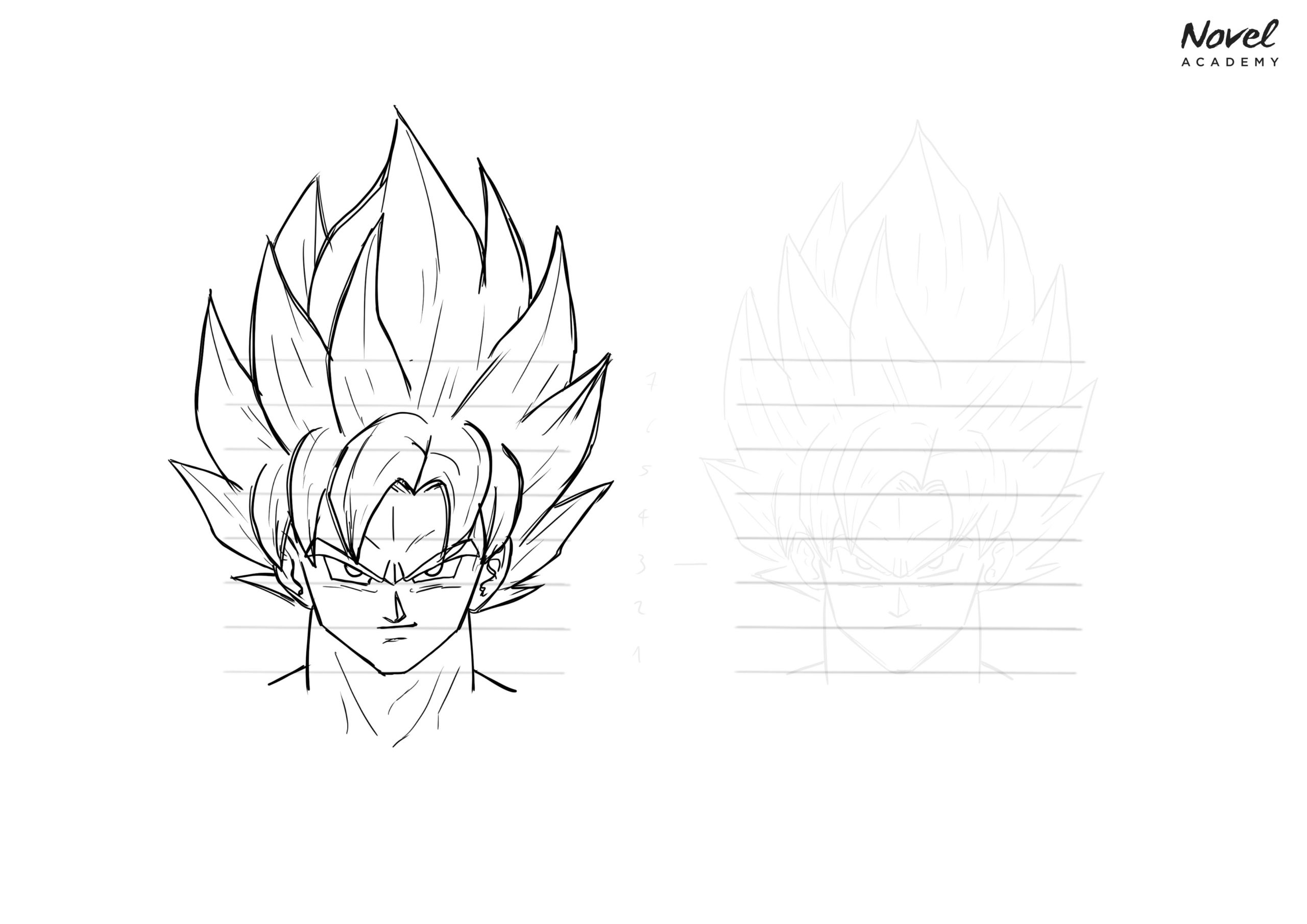 Come Disegnare Goku In Pochi Semplici Passi Novel Academy
