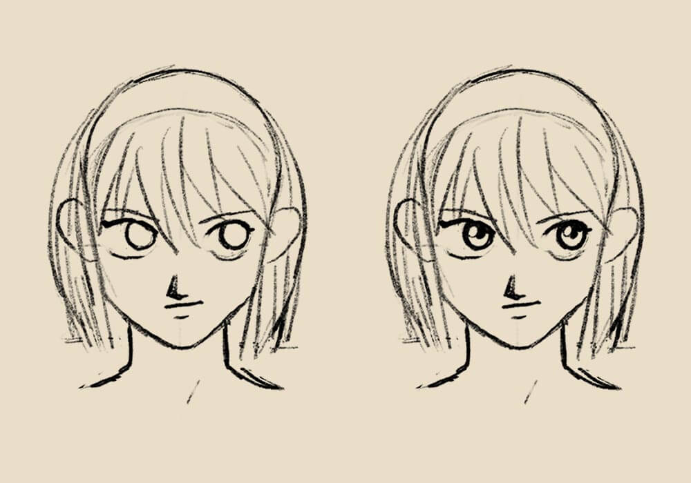 Come disegnare manga - Disegnare un volto maschile 